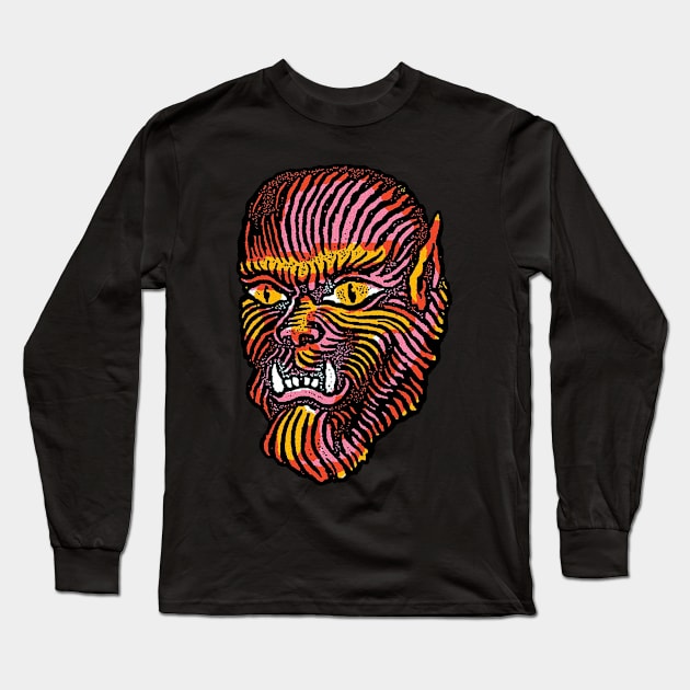 WOLFMAN Long Sleeve T-Shirt by THE HORROR SHOP